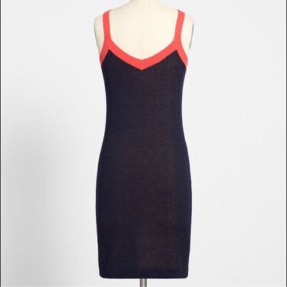 MODCLOTH Nostalgic Bliss Rainbow Knit Tank Dress M - Picture 6 of 10